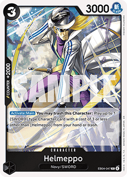 (EB04-047) One Piece TCG Adventure on Kami’s Island Single: Helmeppo (EB04-047)  Rare