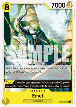 (EB04-051) One Piece TCG Adventure on Kami’s Island Single: Emet (EB04-051)  Common