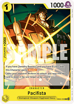 (EB04-056) One Piece TCG Adventure on Kami’s Island Single: Pacifista (EB04-056)  Common