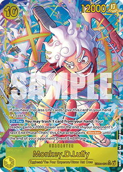 (EB04-061) One Piece TCG Adventure on Kami’s Island Single: Monkey.D.Luffy (EB04-061) (V.2)  Alternate Art