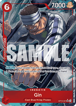 (007) One Piece TCG Adventure on Kami’s Island Single: Gin (OP15-007) (V.2)  Alternate Art