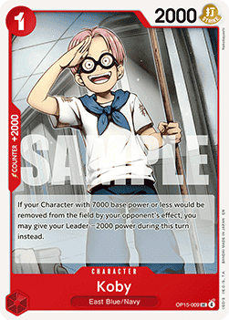 (009) One Piece TCG Adventure on Kami’s Island Single: Koby (OP15-009)  Uncommon
