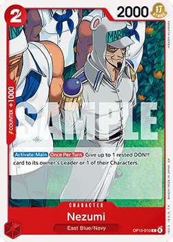 (010) One Piece TCG Adventure on Kami’s Island Single: Nezumi (OP15-010)  Common