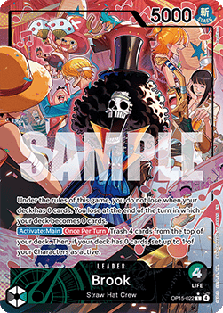 (022) One Piece TCG Adventure on Kami’s Island Single: Brook (OP15-022) (V.2)  Alternate Art