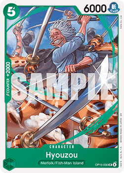 (030) One Piece TCG Adventure on Kami’s Island Single: Hyouzou (OP15-030)  Uncommon