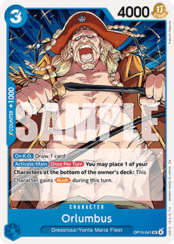 (041) One Piece TCG Adventure on Kami’s Island Single: Orlumbus (OP15-041)  Uncommon