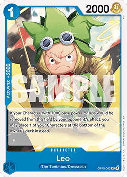 (052) One Piece TCG Adventure on Kami’s Island Single: Leo (OP15-052)  Uncommon