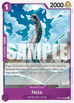 (069) One Piece TCG Adventure on Kami’s Island Single: Nola (OP15-069)  Uncommon