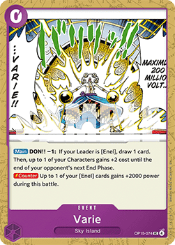 (074) One Piece TCG Adventure on Kami’s Island Single: Varie (OP15-074)  Uncommon