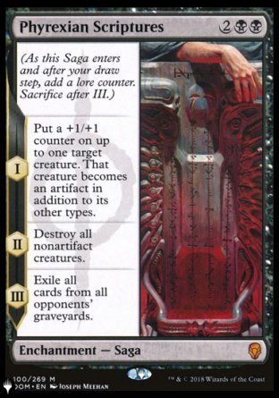(100) Magic The Gathering The List Single: Phyrexian Scriptures  Mythic