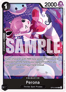 (090) One Piece TCG Adventure on Kami’s Island Single: Perona (OP15-090)  Uncommon