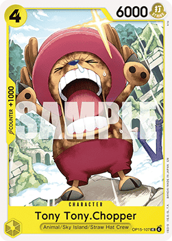 (107) One Piece TCG Adventure on Kami’s Island Single: Tony Tony.Chopper (OP15-107)  Uncommon
