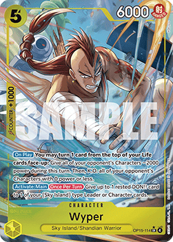 (114) One Piece TCG Adventure on Kami’s Island Single: Wyper (OP15-114) (V.2)  Alternate Art