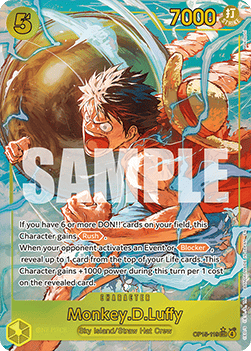 (119) One Piece TCG Adventure on Kami’s Island Single: Monkey.D.Luffy (OP15-119) (V.2)  Alternate Art