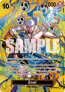 (EB02-052) One Piece TCG Adventure on Kami’s Island Single: Enel (EB02-052)  Special Rare