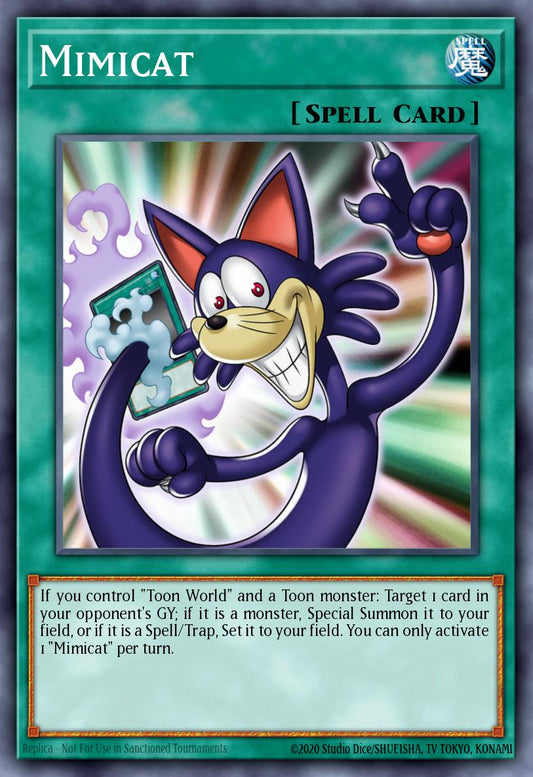(078) YuGiOh TCG DLCS: Dragons of Legend: The Complete Series Single: Mimicat (V.4 - Ultra Rare)  Ultra Rare