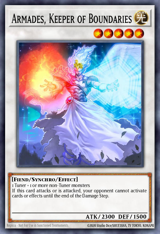 (095) YuGiOh TCG MP14: 2014 Mega-Tins Mega-Pack Single: Armades, Keeper of Boundaries  Secret Rare