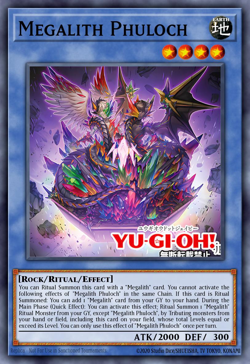 (033) YuGiOh TCG DOOD: Doom of Dimensions Single: Megalith Phuloch  Common