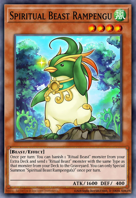 (066) YuGiOh TCG BLTR: Battles of Legend: Terminal Revenge Single: Spiritual Beast Rampengu  Ultra Rare