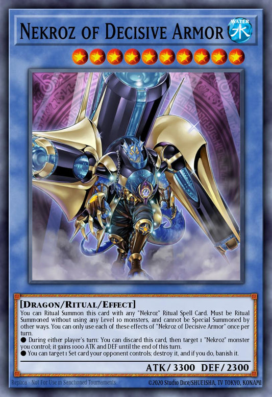 (133) YuGiOh TCG BLMM: Battles of Legend: Monster Mayhem Single: Nekroz of Decisive Armor  Ultra Rare