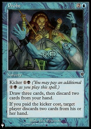 (066) Magic The Gathering The List Single: Probe  Common
