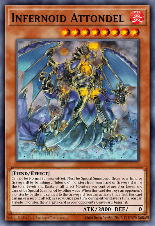 (064) YuGiOh TCG BLTR: Battles of Legend: Terminal Revenge Single: Infernoid Attondel  Ultra Rare
