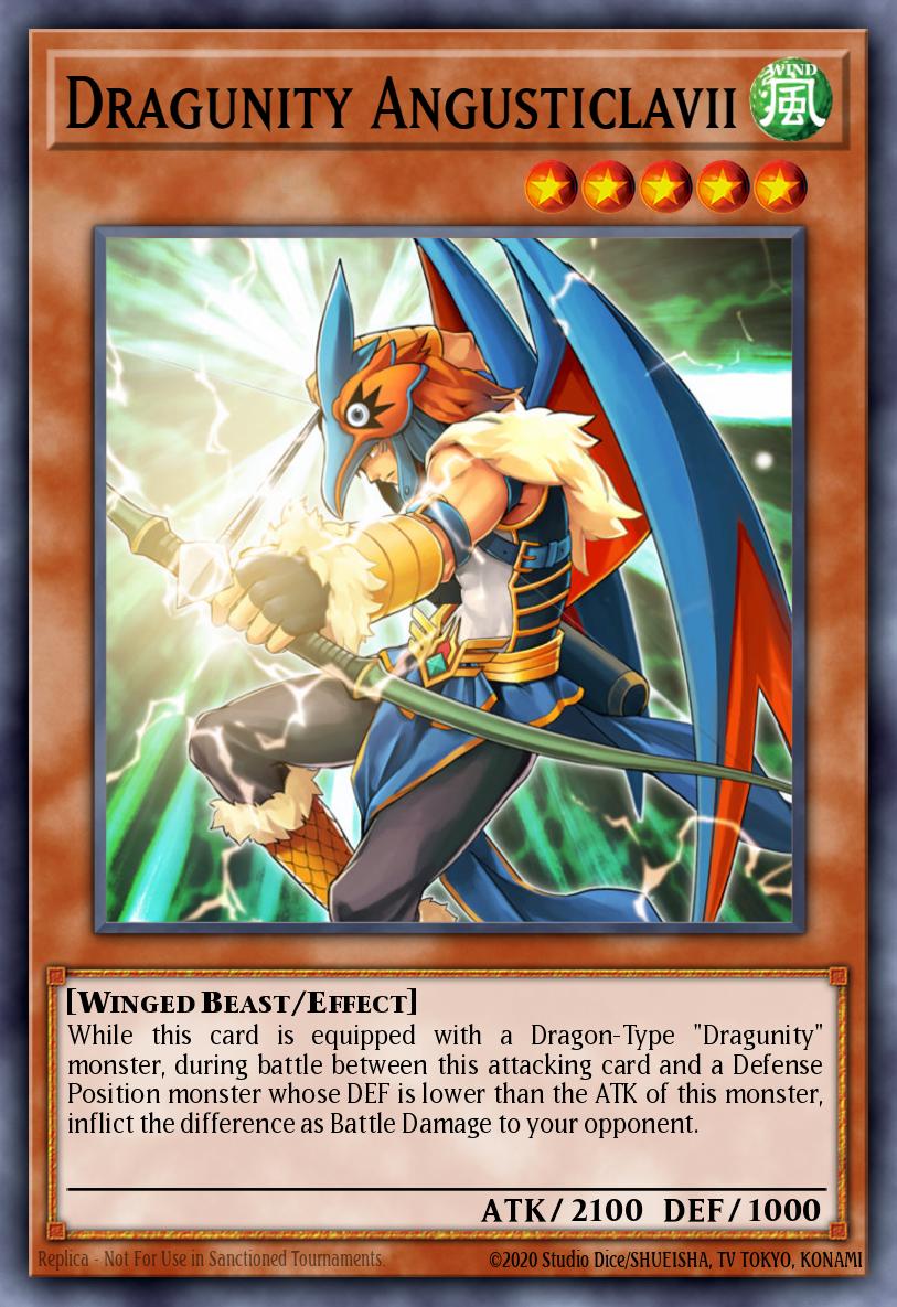 (161) YuGiOh TCG HAC1: Hidden Arsenal: Chapter 1 Single: Dragunity Angusticlavii (V.1 - Common)  Common