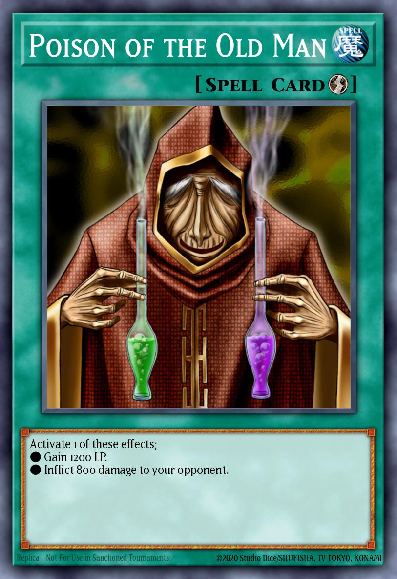 (033) YuGiOh TCG MFC: Magician's Force Single: Poison of the Old Man  Common