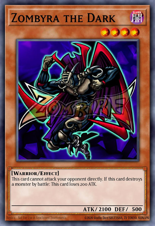 (010) YuGiOh TCG DB2: Dark Beginning 2 Single: Zombyra the Dark  Common