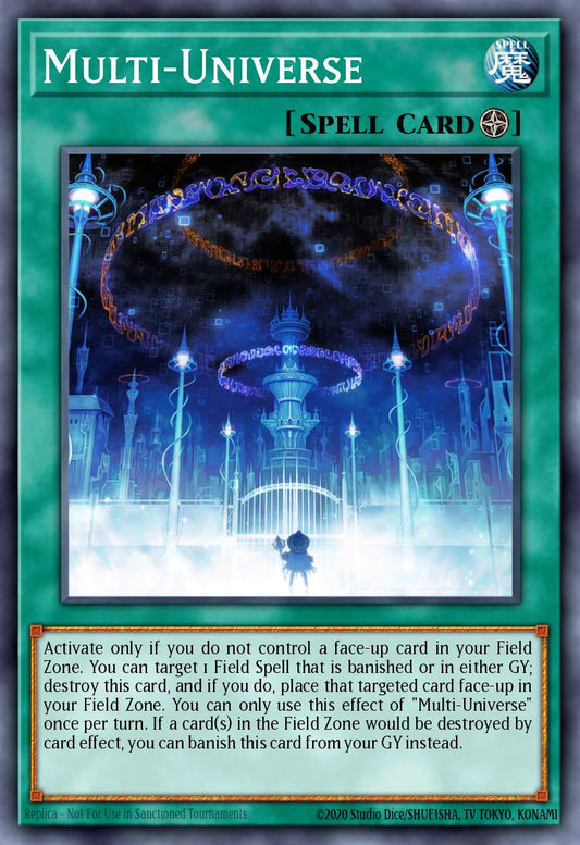 (086) YuGiOh TCG LEDE: Legacy of Destruction Single: Multi-Universe  Super Rare