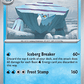 (024/086) Pokemon TCG Chaos Rising Single: Avalugg  Reverse Holo Uncommon