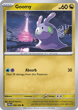 (066/086) Pokemon TCG Chaos Rising Single: Goomy   Common