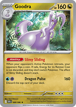 (068/086) Pokemon TCG Chaos Rising Single: Goodra   Rare