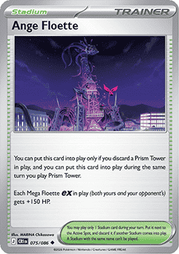 (075/086) Pokemon TCG Chaos Rising Single: Ange Floette  Uncommon