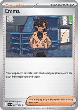 (077/086) Pokemon TCG Chaos Rising Single: Emma  Uncommon