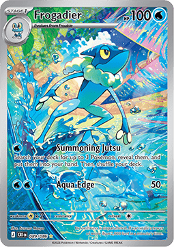 (089/086) Pokemon TCG Chaos Rising Single: Frogadier   Illustration Rare
