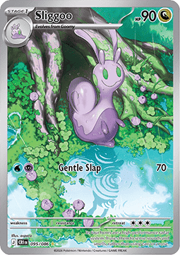 (095/086) Pokemon TCG Chaos Rising Single: Sliggoo   Illustration Rare