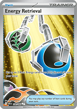 (108/086) Pokemon TCG Chaos Rising Single: Energy Retrieval  Ultra Rare