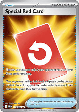 (113/086) Pokemon TCG Chaos Rising Single: Special Red Card  Ultra Rare