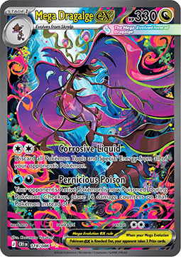 (118/086) Pokemon TCG Chaos Rising Single: Mega Dragalge ex   Special Illustration Rare