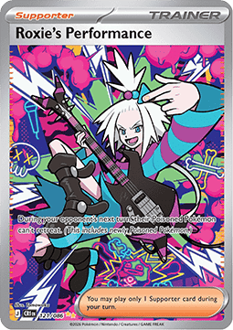 (121/086) Pokemon TCG Chaos Rising Single: Roxie's Performance  Special Illustration Rare