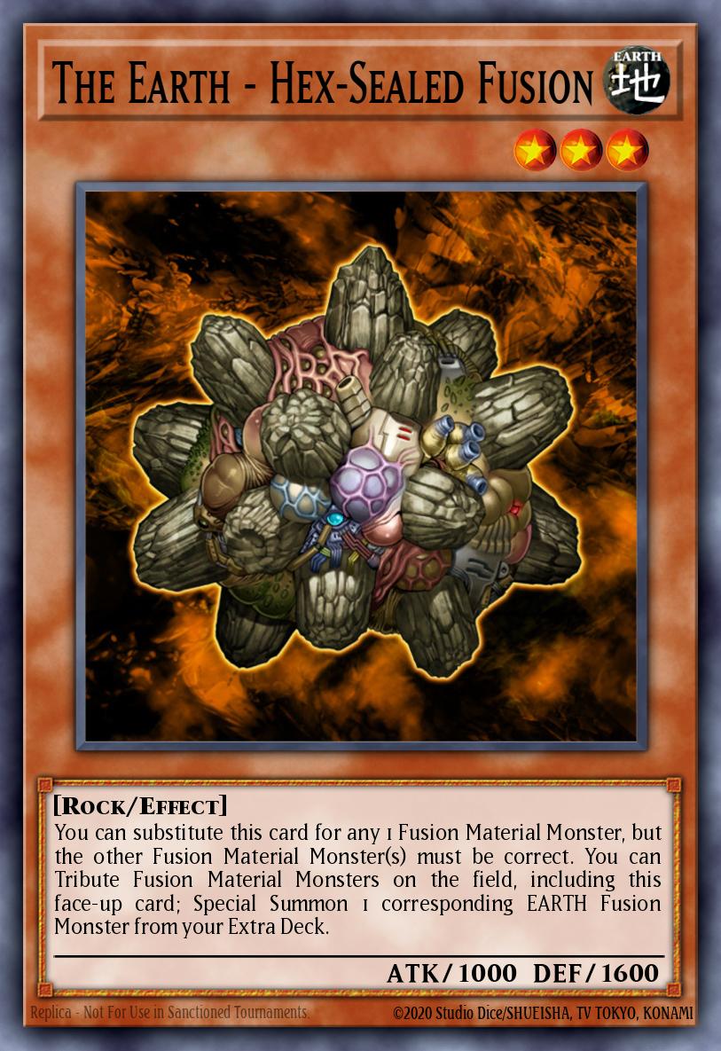(264) YuGiOh TCG LCYW: Legendary Collection 3: Mega Pack Single: The Earth - Hex-Sealed Fusion  Common