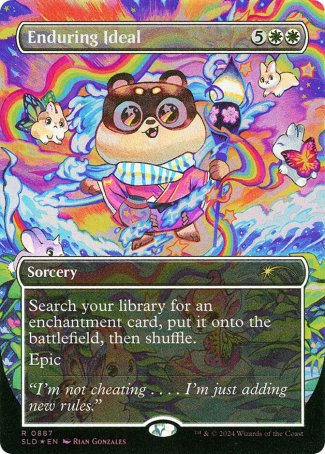 (887) Magic The Gathering Secret Lair Drop Series Single: Enduring Ideal Holo Rare