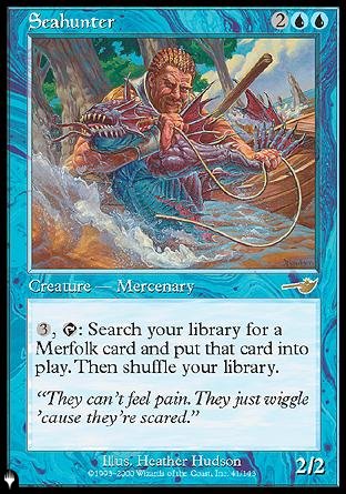 (041) Magic The Gathering The List Single: Seahunter  Rare