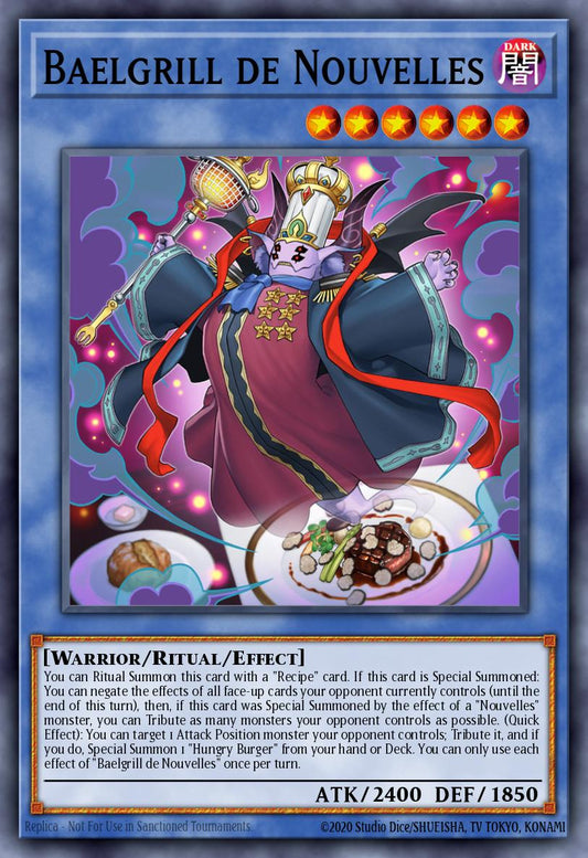 (034) YuGiOh TCG WISU: Wild Survivors Single: Baelgrill de Nouvelles  Super Rare