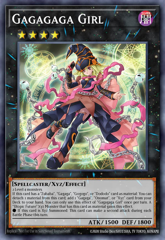 (DUAD043) YuGiOh TCG Duelist’s Advance Single: Gagagaga Girl (V.1 - Secret Rare)  Secret Rare