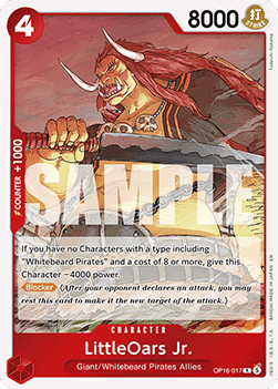 (017) One Piece TCG OP16: The Time of Battle Single: LittleOars Jr. (OP16-017)  Rare