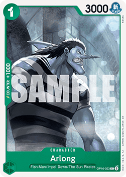 (023) One Piece TCG OP16: The Time of Battle Single: Arlong (OP16-023)  Common