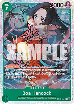 (032) One Piece TCG OP16: The Time of Battle Single: Boa Hancock (OP16-032) (V.1)  Super Rare