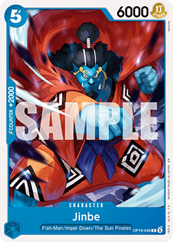 (046) One Piece TCG OP16: The Time of Battle Single: Jinbe (OP16-046)  Common